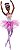 Boneca Barbie Bailarina Roxo Negra Mattel HLC26 - Imagem 3