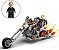Lego Marvel Robô Motoqueiro Fantasma e Motocicleta 76245 - Imagem 6
