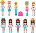 Boneca Polly Pocket e Cenário Boutique de Moda Mattel HKW09 - Imagem 6