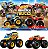 Hot Wheels Monster Trucks 1:64 Pack c/ 2 Sortido FYJ64 - Imagem 2