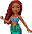 Boneca Disney A Pequena Sereia Mini Ariel 9cm Mattel HNF43 - Imagem 4