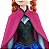 Boneca Disney Frozen Rainha Anna Saia Cintilante Mattel HLW49 - Imagem 3