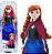 Boneca Disney Frozen Rainha Anna Saia Cintilante Mattel HLW49 - Imagem 1
