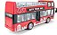 Ônibus de Turismo 2 Andares com Luz Som e Fricção Shiny 766 - Imagem 3