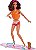 Boneca Barbie com Prancha de Surf Mattel HPT49 - Imagem 4