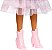 Boneca A Pequena Sereia  Fashion Doll Vestido Rosa HPD90 - Imagem 4