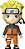Boneco Naruto Uzumaki Chibi  Naruto Shippuden ELKA 1186 - Imagem 2
