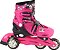 Patins 2 em 1 4 Rodas 32/35 c/ Kit de Proteção Disney Minnie - Imagem 3
