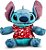 Pelúcia com Mecanismo Stitch Hawaii Com Luz e Som Multikids BR2198 - Imagem 1