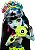 Boneca Monster High Frankie Festival de Terror Mattel HXH79 - Imagem 5