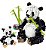 Lego Creator 3 em 1 Animais Selvagens Família Panda 31165 - Imagem 4