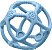 Mordedor Bola Em Silicone Azul Buba 15636 - Imagem 3