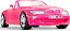 Carro Roadster Jensen Menina Rosa Roma 3010 - Imagem 4