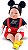Boneco Mickey Jensen Classic Dolls Recem Nascido 5161 - Imagem 3