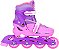 Patins Inline Ajustável Radical Rosa DM R6541M - Imagem 2