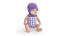 Boneca Coleção Sonequinha Hora De Dormir Pupee 1099 - Imagem 2