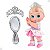 Boneca Minha Primeira Princesa Kilty Pop Cinderela Roma 5886 - Imagem 4