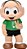 Boneco Cebolinha da Turma da Monica Zippy Toys 7323 - Imagem 1