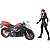Marvel Legends Series Viúva Negra com motocicleta Hasbro E0805 - Imagem 3