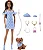 Barbie Twinning Looks Teresa e Cachorrinho Mattel JFP38 - Imagem 4