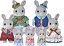 Sylvanian Families Família dos Coelhos Cauda de Algodão Kit de Celebração 5863 - Imagem 2