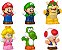 Kit Bonecos do Mundo Mario Bros Little People Mattel JHG63 - Imagem 1