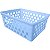 Cesto Multiuso Grande Alto Azul 29x20,5x11cm 1046 Uninjet - Imagem 1