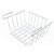 Organizador Suspenso Branco Pequeno 25x20Cm Essence 0010 DiCarlo - Imagem 1