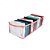 Colmeia Organizadora de Gavetas Transparente 10 Divisórias  P 14,5x34x10  Rosa 2784 123Organizei - Imagem 1