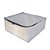 Organizador Multiuso Gaveta Guarda Roupa Cinza 60x45x30 2940 123Organizei - Imagem 1