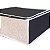 Organizador de G Nylon 60x45x30 Preto Toalha Edredom Lençóis - Imagem 2