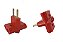 BENJAMIM VERMELHO Tipo T 10a e 20a 3 saidas - Imagem 1