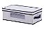 Cesto Organizador em Linho Com Visor 45x25x15cm 1281 Paramount - Imagem 1