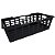 Cesto Multiuso Grande Atenas Preto 29x15x51Cm 25463 Arqplast - Imagem 1