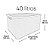 Caixa Organizadora Rattan Marrom 40 Litros C/ Tampa 25602 Arqplast - Imagem 2