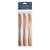 Kit 3 Facas de Mesa Lovers Cobre Gourmet Mix GX3033 Houseware - Imagem 1
