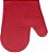 Luva de Silicone Line Vermelho Com Tecido Gourmet Mix GX8670 Houseware - Imagem 3