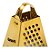Mini Ralador Aço Inox Lovers Ouro 2 Faces GX9065 Houseware - Imagem 4