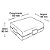 Lancheira Rosa Com Travas e Divisórias 19x17x66cm 25736 Arqplast - Imagem 3