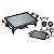 Rechaud 2 MIL Com Chapa Lisa 30x25Cm 747 Panela Mineira - Imagem 2