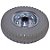 Roda C/ Pneu PU 2.50-4 Cinza - Eixo 3/4 Rol. Rolete AJAX A04260-PU - Imagem 3