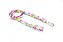 Coleira Guia Cachorro Smooty Pet Com Regulagem Flamingo - Imagem 1
