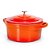Caçarola Le Cook Premier Laranja 24Cm 4,5L Com Pegadores de Silicone LC1803 Houseware - Imagem 4