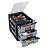 Organizador C/ 3 Gavetas 25479  Multiuso Preto 7080 Arqplast - Imagem 2
