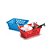 Cesto Organizador Pequeno 800 ML Vermelho 16x12x6cm 1908 Ercaplast - Imagem 2