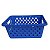 Cesto Organizador Médio 1400 ML Azul 20x15x6cm 1948 Ercaplast - Imagem 1