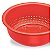 Lavatudo Lavarroz Aluminio Vermelho Médio 22x9Cm 0.067 Dona Chefa - Imagem 3