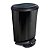 Lixeira Com Pedal e Borda 20 Litros Preta Label 25777 Arqplast - Imagem 1