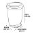 Lixeira Com Pedal e Borda 20 Litros Preta Label 25777 Arqplast - Imagem 3