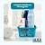 Cesto Multiuso Organizador Pequeno REF023 16x12x6Cm Azul 123Organizei - Imagem 7
